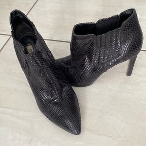 Guess snakeskin ankle boots